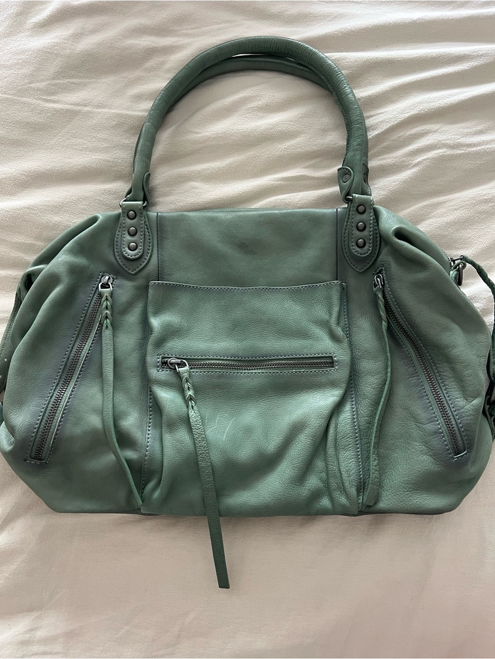 Free People Emerson Bag - Secret Sage Green (no hang tag/shoulder strap) RT $248